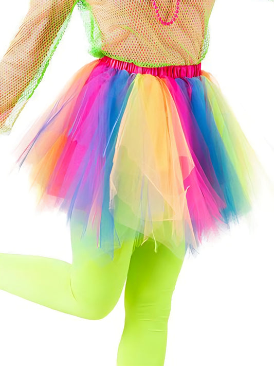 Vuoritettu tyllihame Pixie Deluxe, Neon Dream (UV)