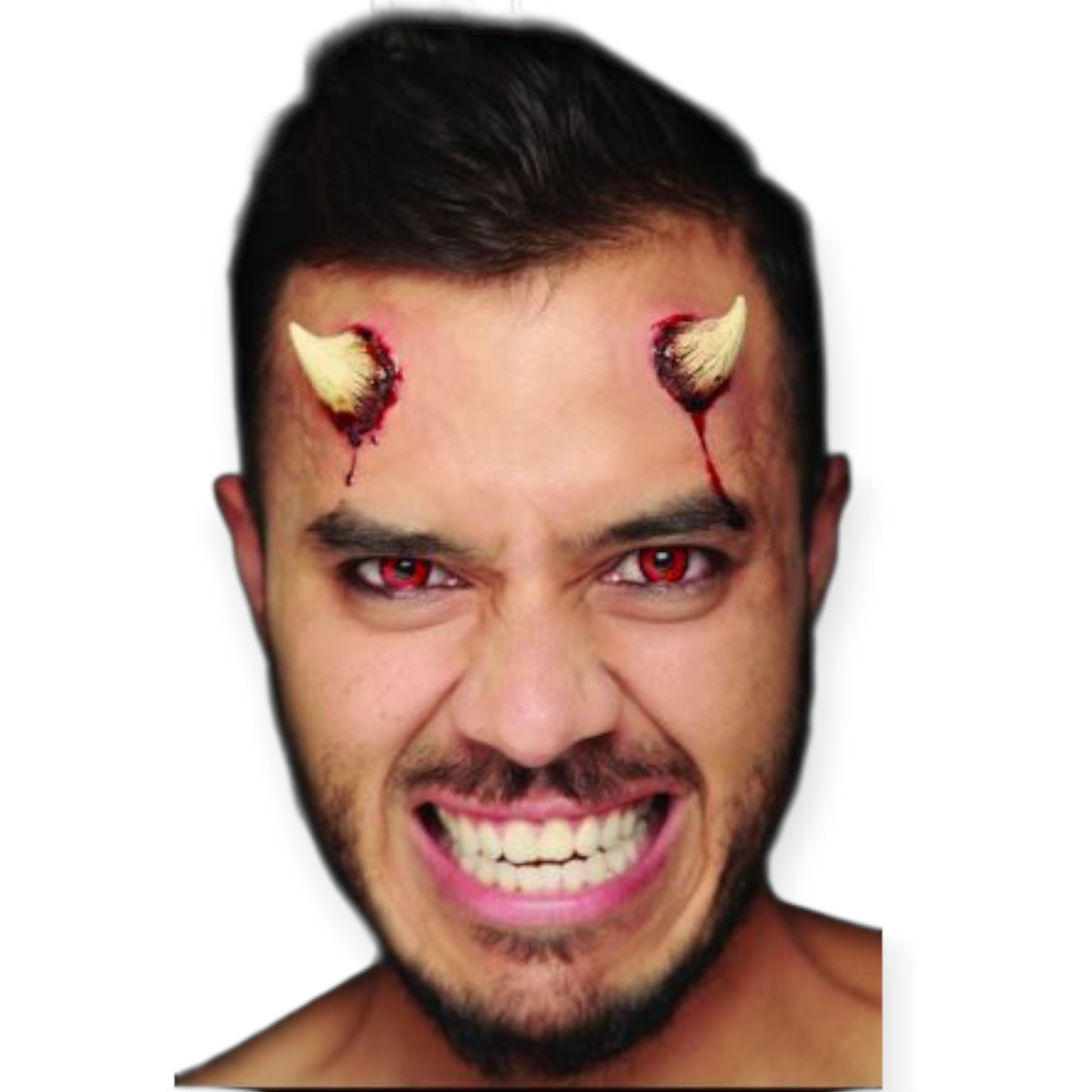 GHOULISH Lateksisarvet Evilness
