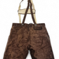 Aidot Oktoberfest Lederhosen nahkahousut, ruskea