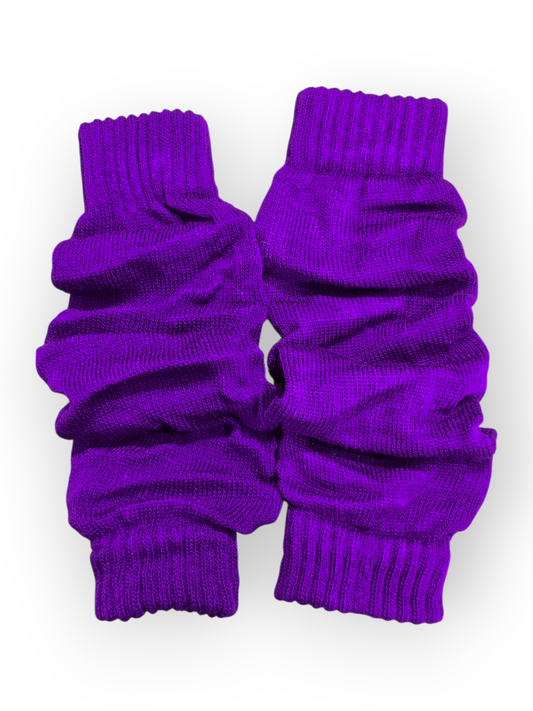 Puuvillaiset säärystimet, violetti (55cm)