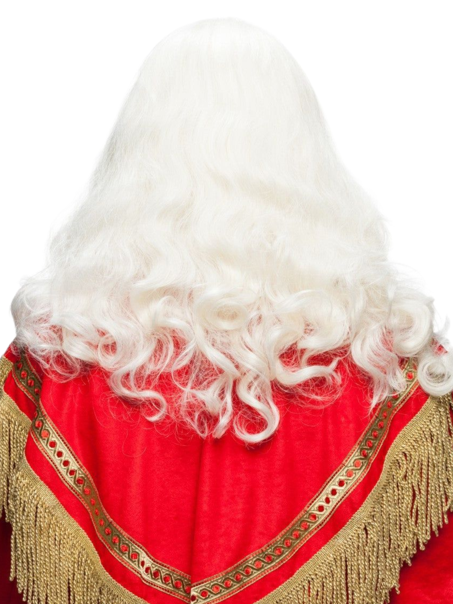 Joulupukin parta, erilliset viikset ja peruukki Nikolaus