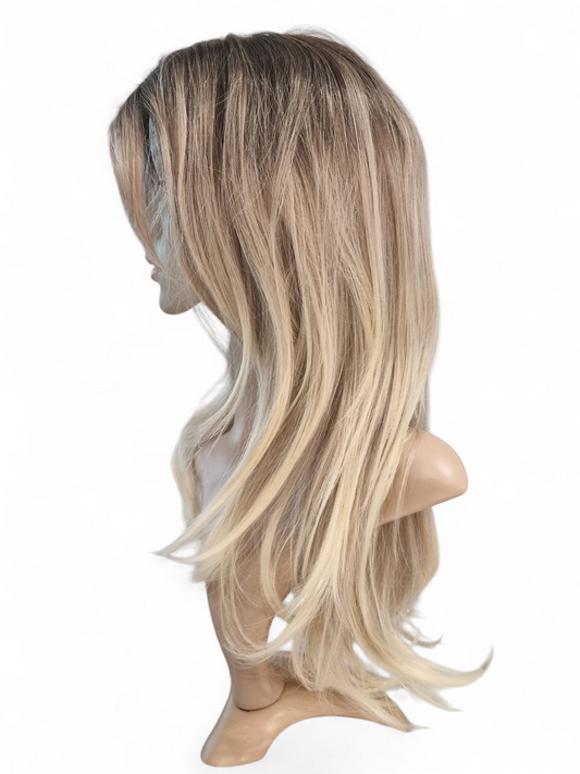 Lace front peruukki Alicia, natural blonde ombre