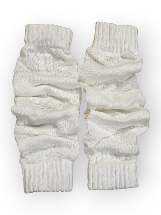 Puuvillaiset säärystimet, UV valkoinen (55cm)