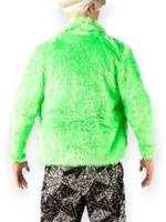 Bilemonsterin pörrötakki, neonvihreä (UV)