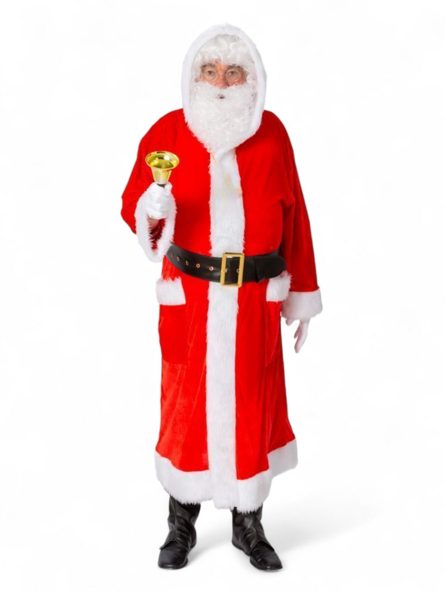 Joulupukin mantteli, joustava kangas