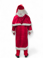 Joulupukin mantteli kiinteällä viittaosalla (koko L-XXL)