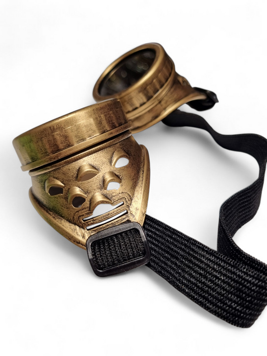 Steampunk Gogglesit, retro gold