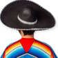 Jättikokoinen sombrero Day of the Dead