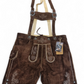 Aidot Oktoberfest Lederhosen nahkahousut, ruskea