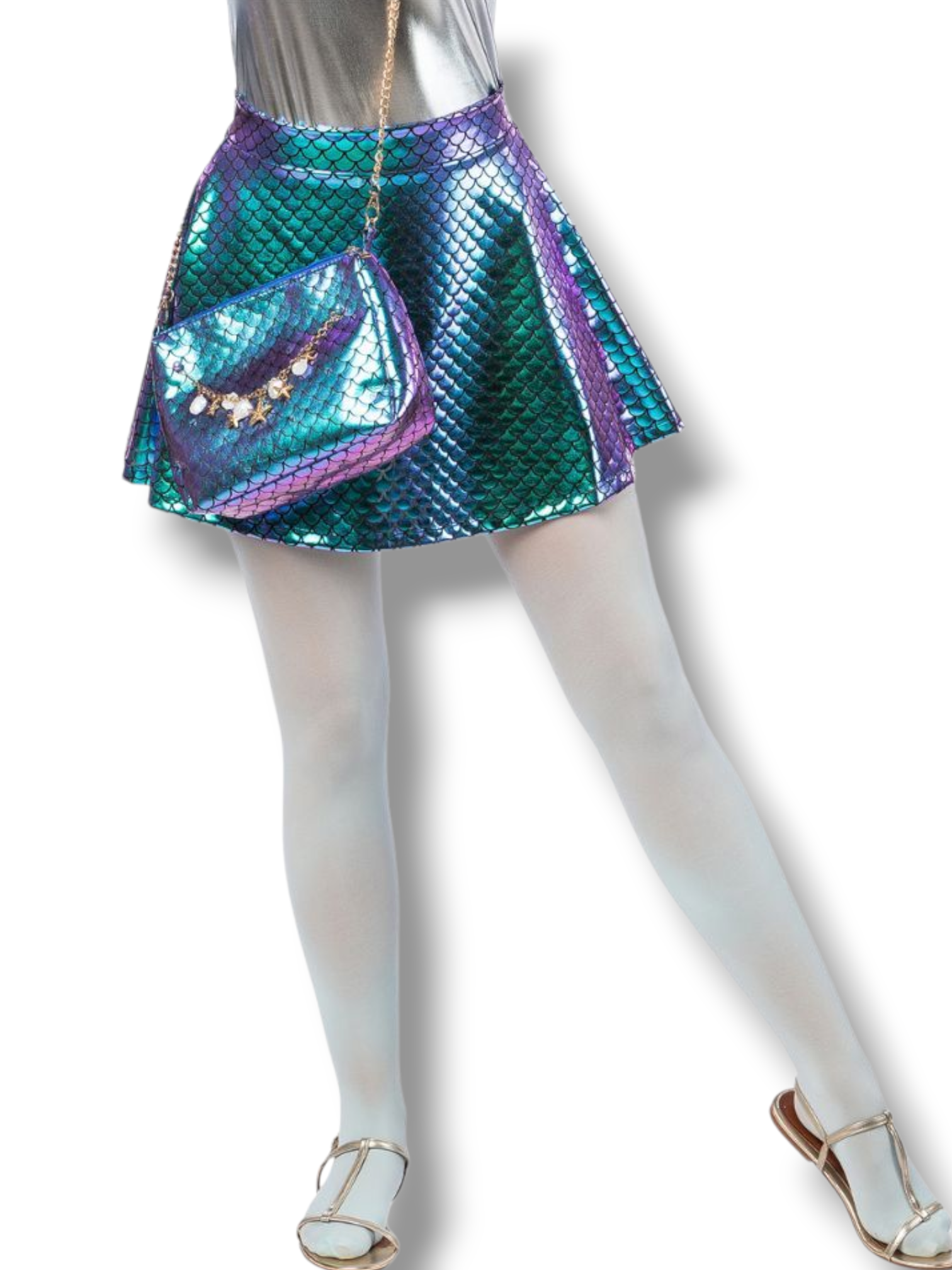 Lyhythelmainen hame Rave Mermaid