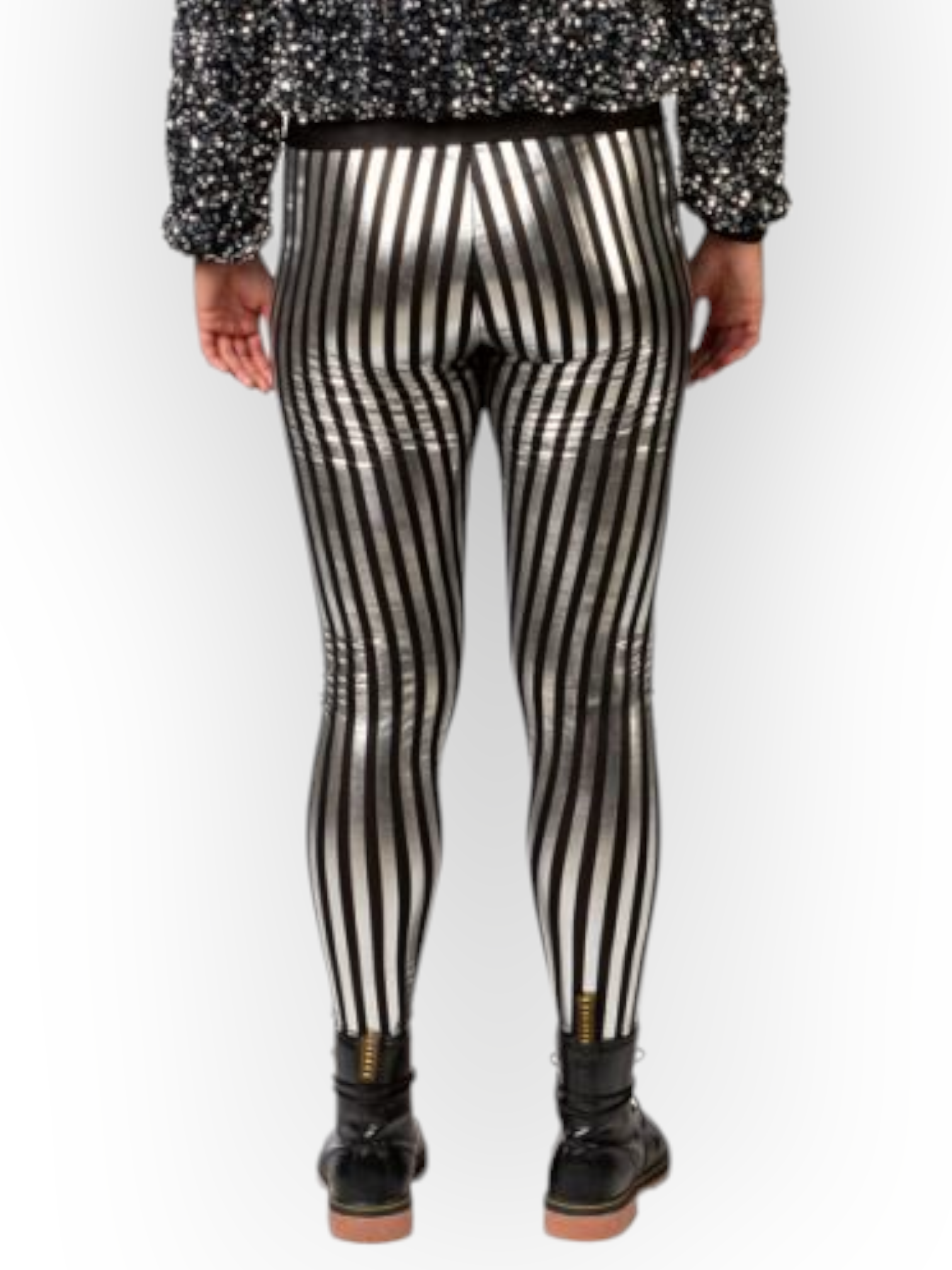 Legginsit Silver Stripes