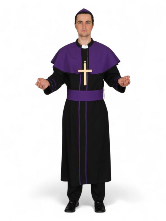 Kardinaalin asu, musta ja violetti