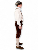 Oktoberfest 'Lederhosenit' mokkajäljitelmää, ruskea