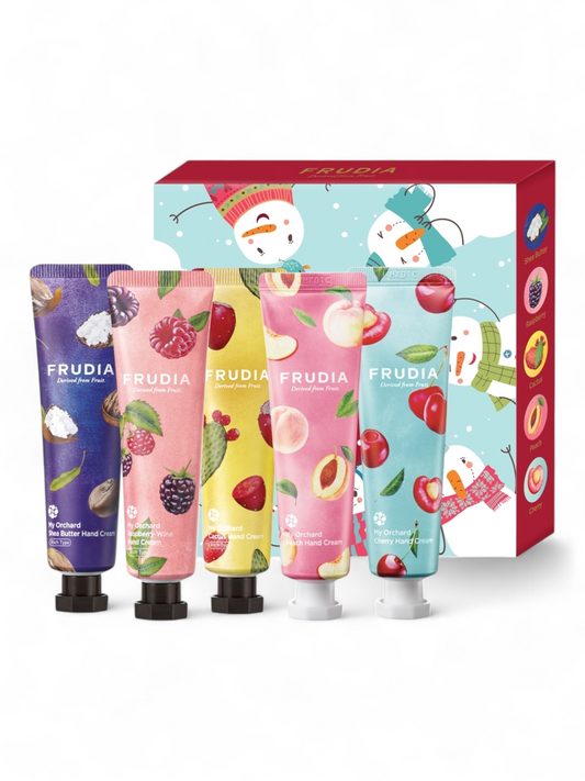 FRUDIA Winter Play -lahjasetti (5kpl käsivoiteita)