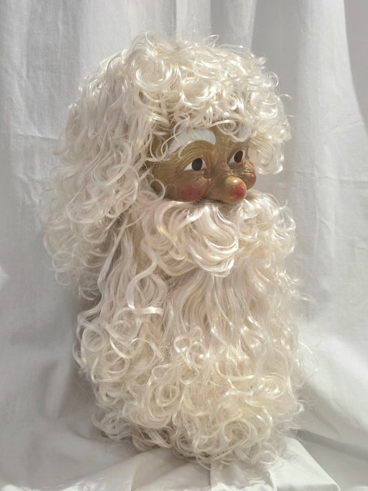 Joulupukin parta, peruukki ja kulmakarvat Natur, kermanvaalea