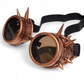 Steampunk Gogglesit, retro bronze spikes