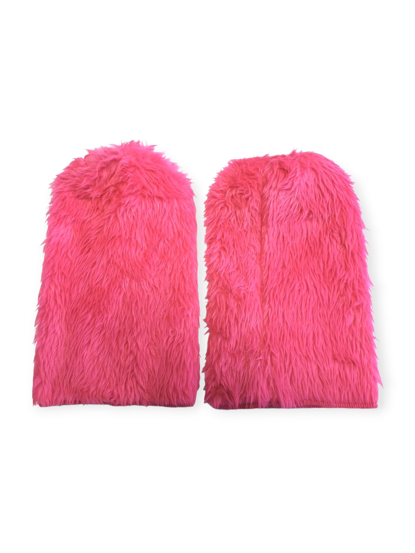 Säärystimet Fluffy, pinkki (UV)