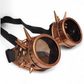 Steampunk Gogglesit, retro bronze spikes