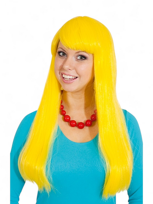 Peruukki Pony Girl, keltainen