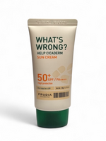 FRUDIA What's Wrong Cicaderm Sun Cream SPF 50+ (ihoa rauhoittava aurinkovoide)