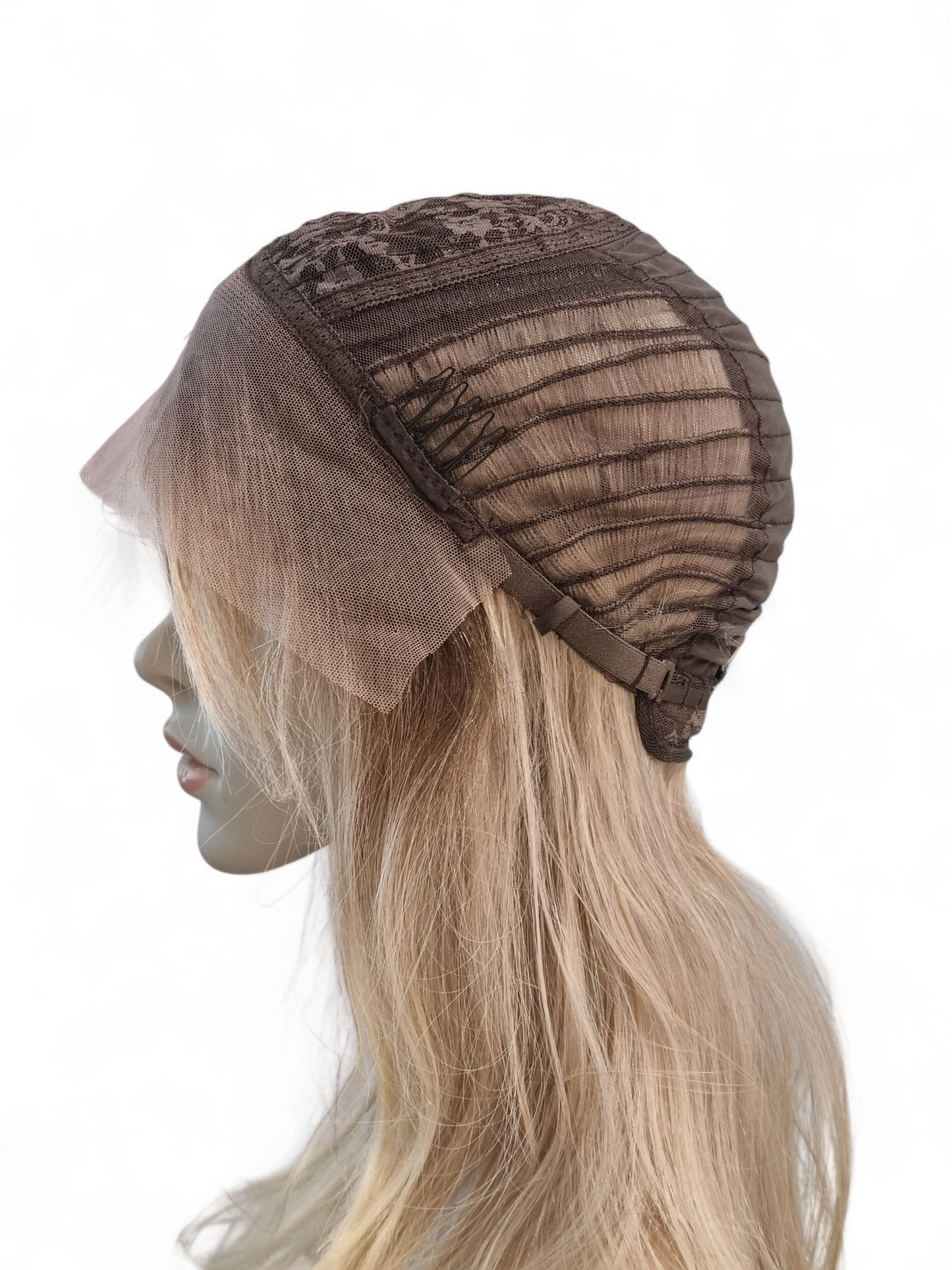 Lace front peruukki Alicia, natural blonde ombre