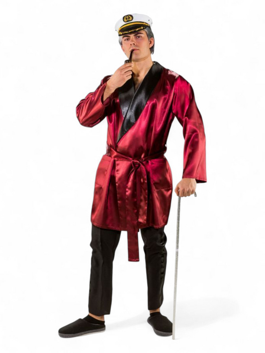 Satiininen aamutakki Mr. Hefner