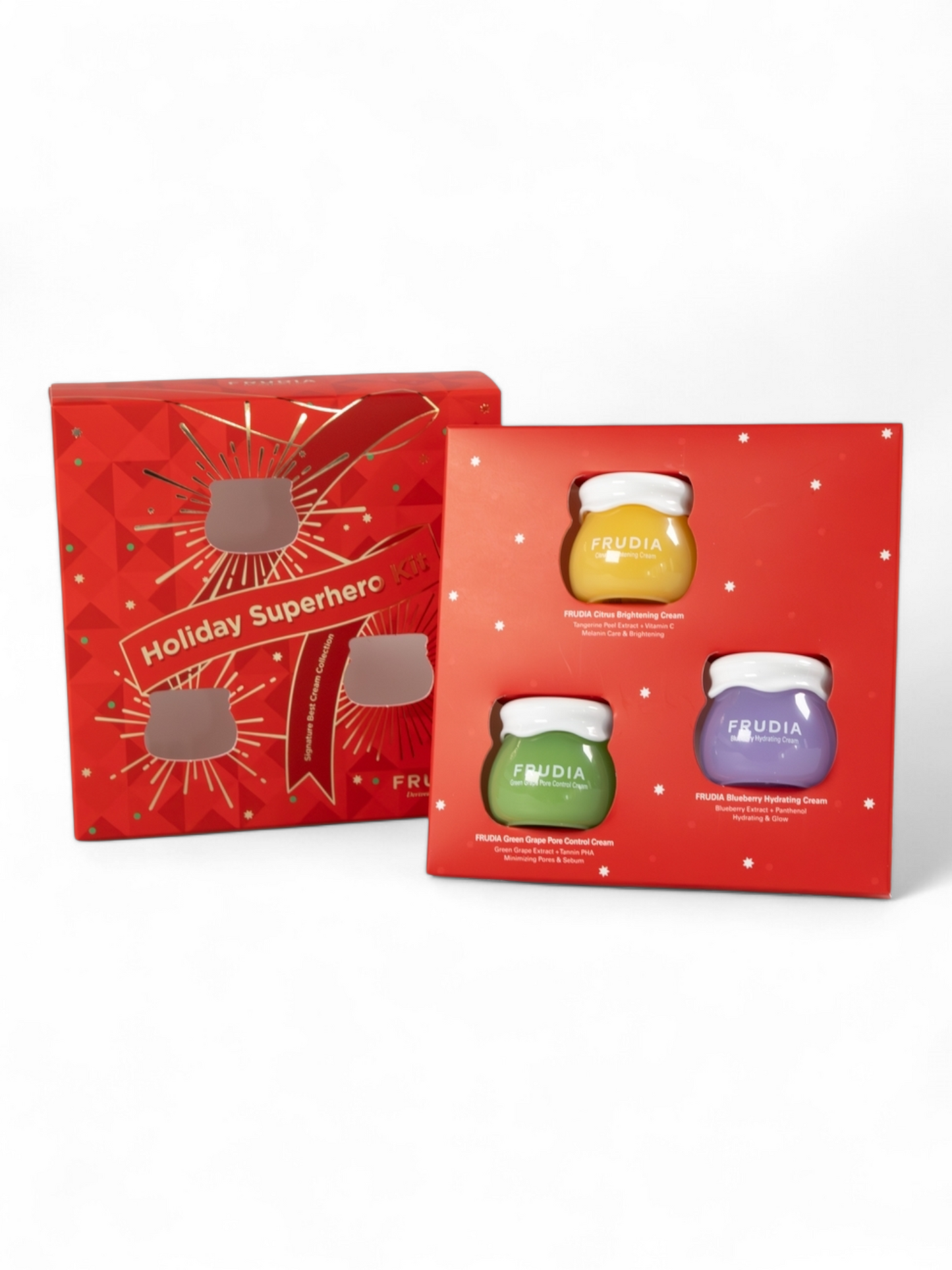 FRUDIA Holiday Superhero -lahjasetti (3kpl kasvovoiteita)