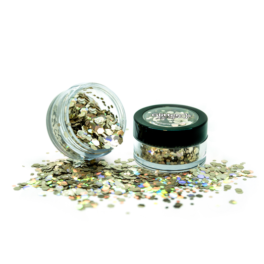 Holografinen irtoglitter Golden Girl