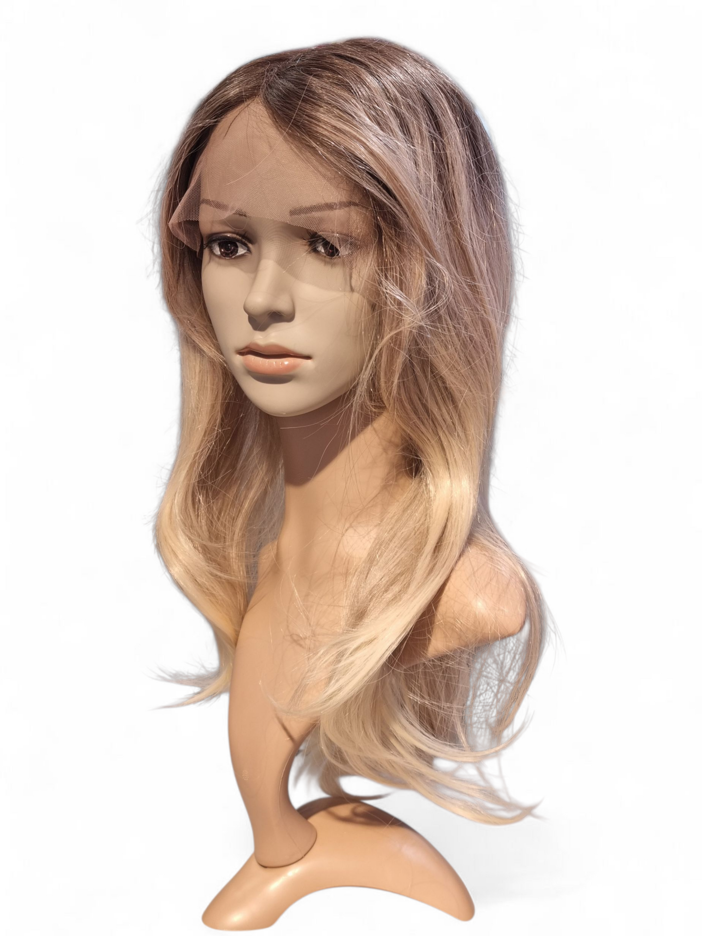 Lace front peruukki Alicia, natural blonde ombre