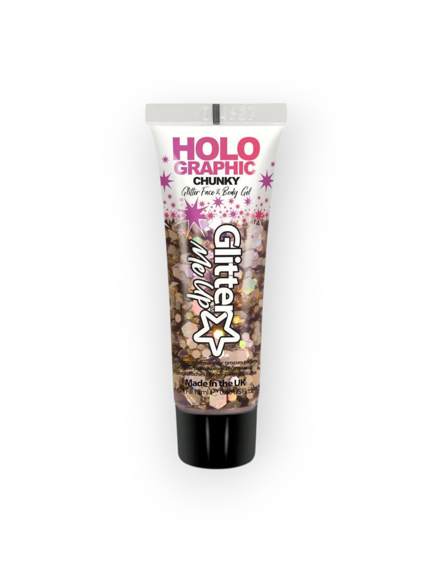 PaintGlow Holographic Chunky Glitter Gel, Golden Girl