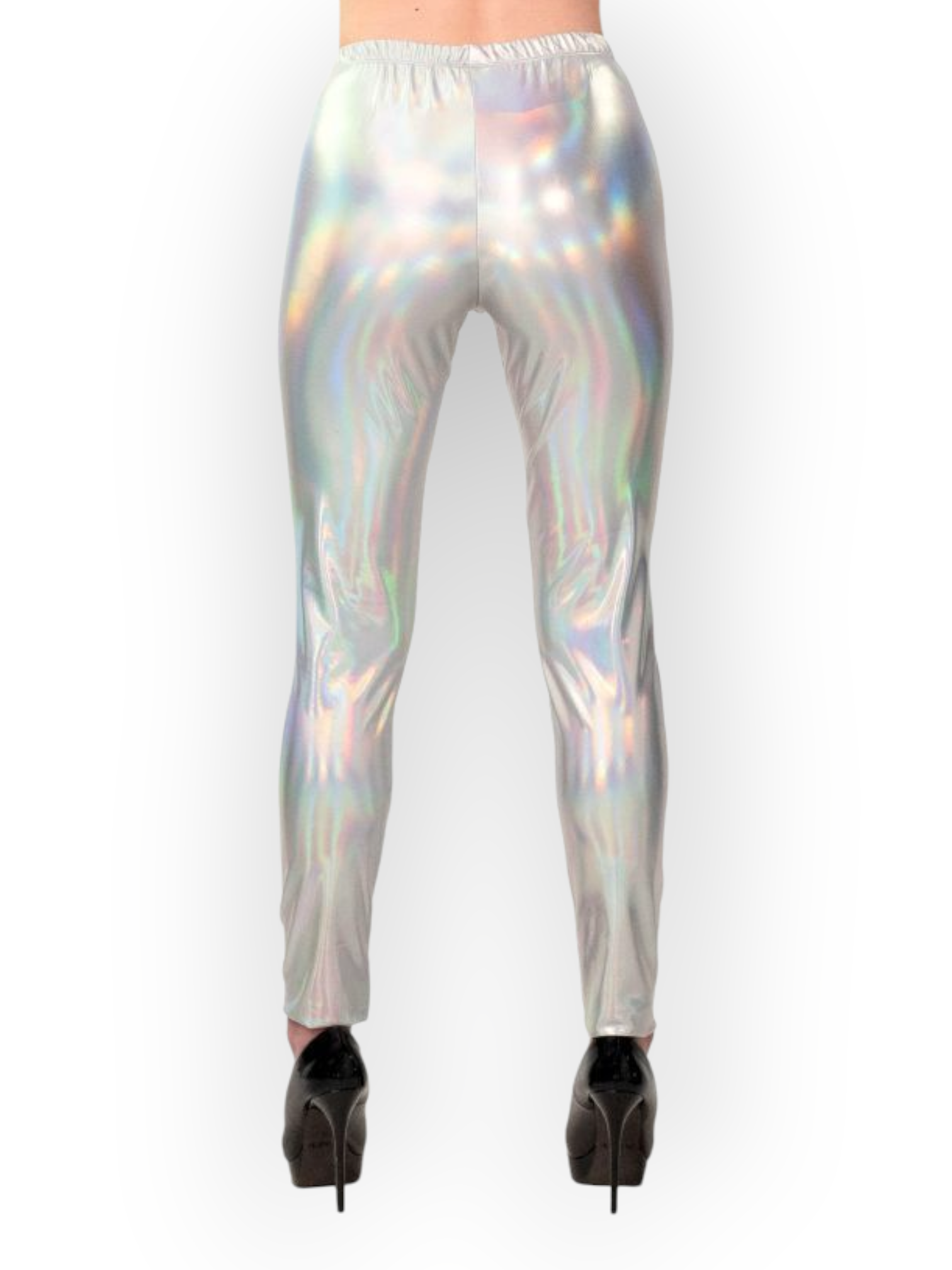 Legginsit Holographic Silver