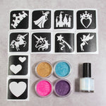 GRIMAS Bioglittertatuointisetti Princesses & Unicorns
