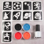 GRIMAS Bioglittertatuointisetti Sport & Space
