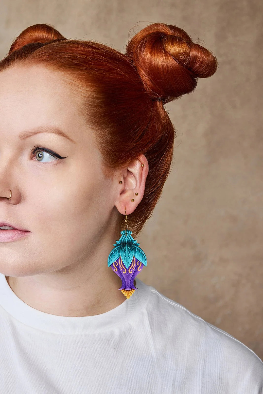 SOLA VISUALS korvakorut Ursula, violetti