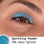GRIMAS Sparkling Powder bioglitter 731, Aqua Splash