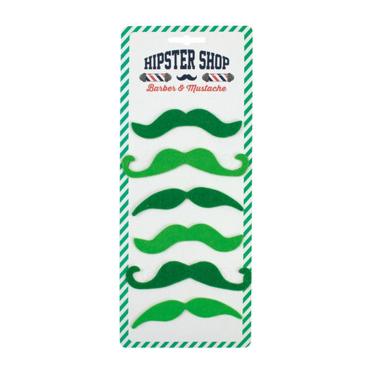 Viikset St. Patrick's Day (lajitelma 6kpl)