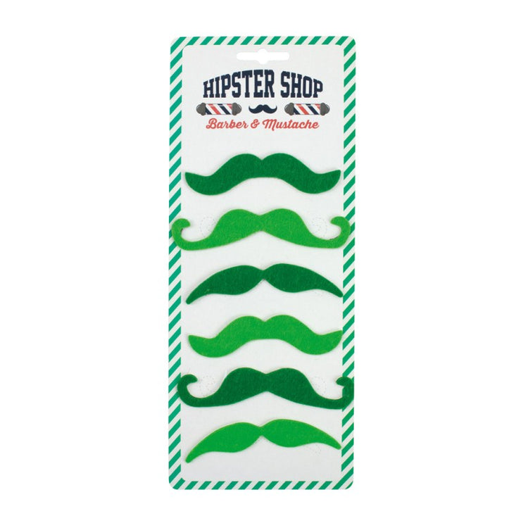 Viikset St. Patrick's Day (lajitelma 6kpl)