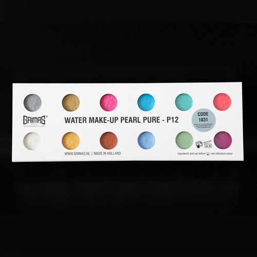 GRIMAS Water Make-up kasvomaalipaletti 12kpl, Pearl