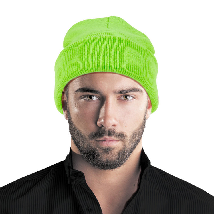 UV-reaktiivinen pipo, neonvihreä