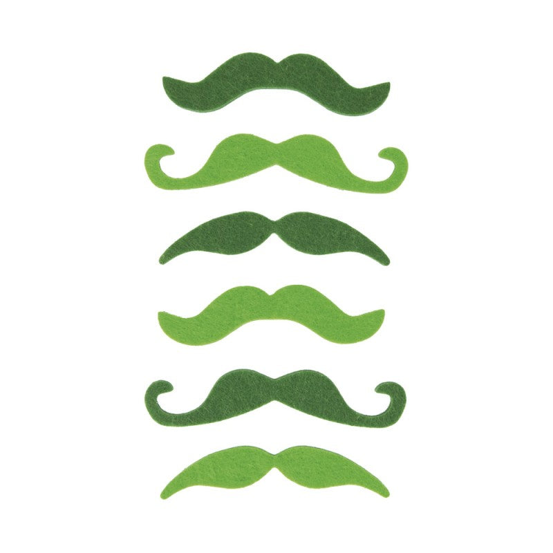 Viikset St. Patrick's Day (lajitelma 6kpl)