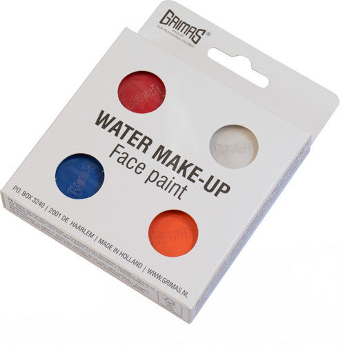 Grimas Water Make-up paletti 4kpl, Holland