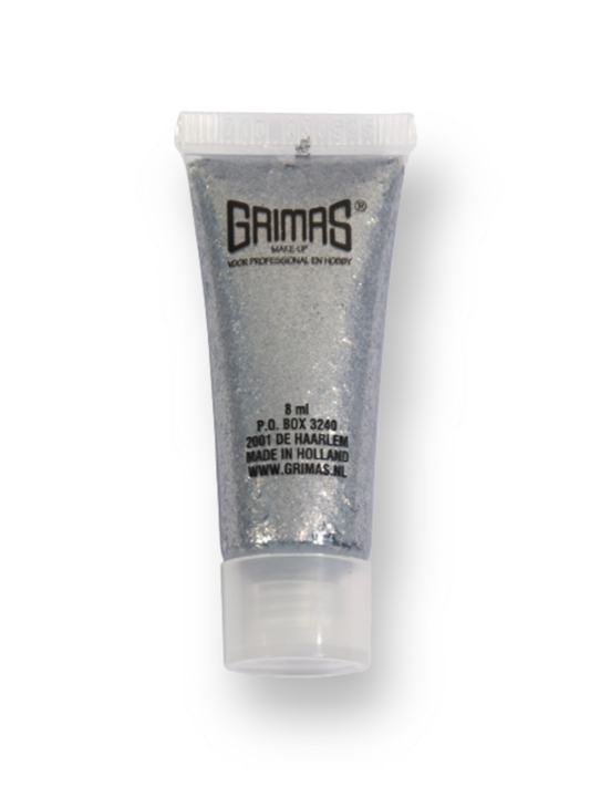 GRIMAS Shimmer Gel (biohajoava glitter) 710 Silver