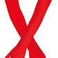 Kyynärpään yli ulottuvat käsineet, punainen (XS-S)