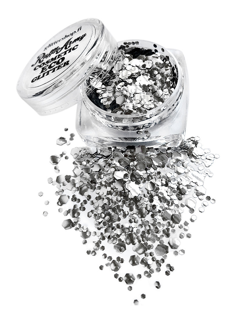 Surreal Silver ECO glitter mix