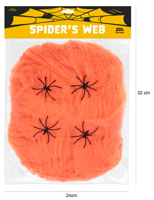 Hämähäkinseitti, oranssi (200g)