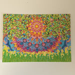 Leinoart kukka-kortti
