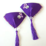 Cora Garnet tasselit Purple Diamond, koko M