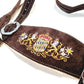 Aidot Oktoberfest Lederhosen nahkaiset henkselit, ruskea