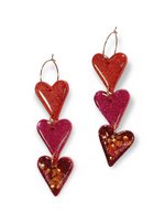 Up The Wazoo korvakorut Sweety, red love