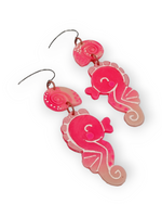 Up The Wazoo korvakorut Cutest Seahorse, pink (UV)